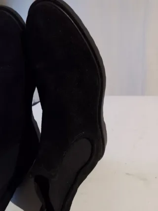 Botas Zara Ante Negro Talla 40