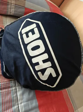 Bolsa porta casco SHOEI azul