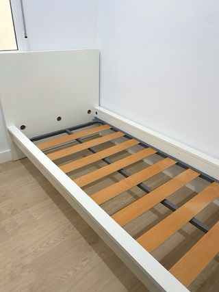 Cama Ikea Malm 90x200 con somier