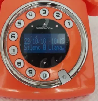 Teléfono Sagemcom Sixt Retro Naranja