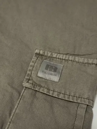 Pantalón Cargo Pull&Bear Beige