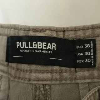 Pantalón Cargo Pull&Bear Beige