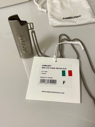 Collana porta accendino Ambush Argento