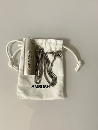 Collana porta accendino Ambush Argento