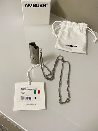 Collana porta accendino Ambush Argento