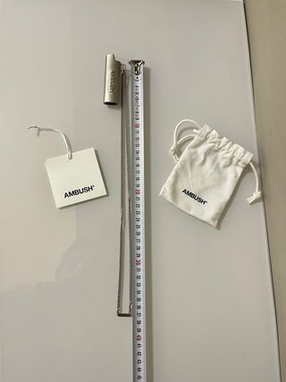 Collana porta accendino Ambush Argento