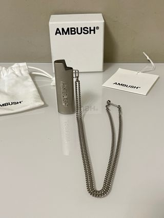 Collana porta accendino Ambush Argento