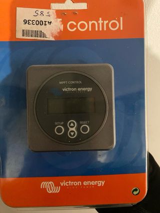 Pantalla MPPT Victron Energy para placas solares