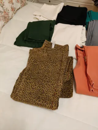 Pantalones Sfera y Cortefiel Talla S/M