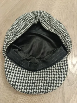 Gorro Parisino Blanco y Negro
