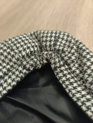 Gorro Parisino Blanco y Negro