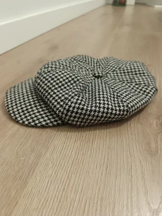 Gorro Parisino Blanco y Negro