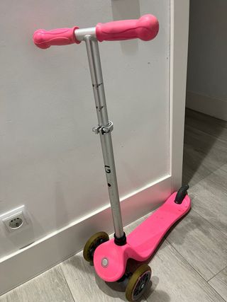 Patinete infantil 3 ruedas rosa