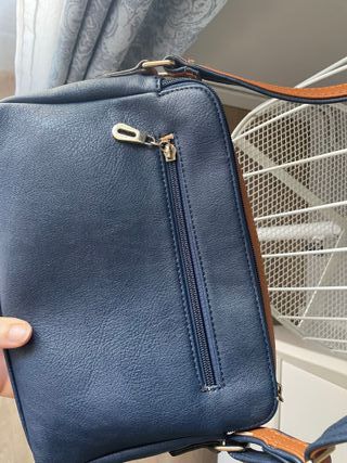 Bolso bandolera azul marino