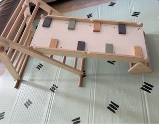 Set Escalada Montessori Madera como nuevo