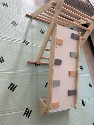 Set Escalada Montessori Madera como nuevo