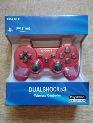 Mando Sony Dualshock 3 PS3 Rojo