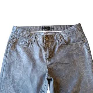 Pantalón Massimo Dutti Talla 40 Efecto Serpiente