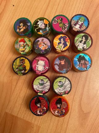 16 Rollers Dragon Ball (2 repetidos)