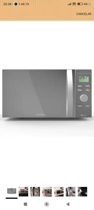 Cecotec Microondas Grill ProClean 9110