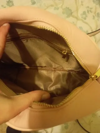 Bolso rosa palo acolchado. Esta nuevo