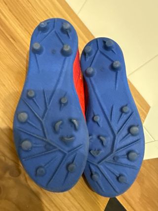 Botas de fútbol Kipsta Rojas Talla 32