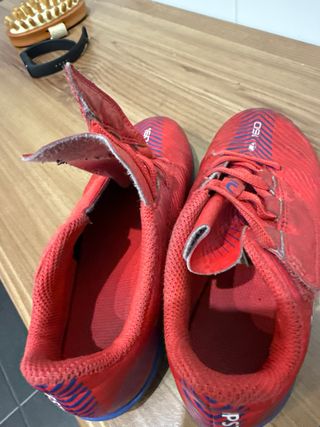 Botas de fútbol Kipsta Rojas Talla 32