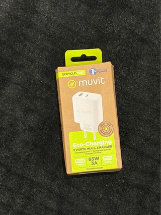 Cargador Muvit 65W USB-C y USB-A