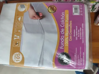 Juego de sábanas 100% algodón Funda de colchon