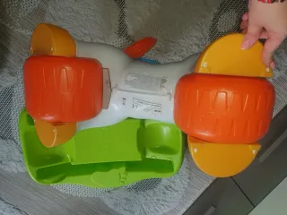 Caballo balancín y triciclo