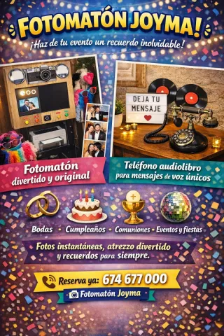 Fotomatón Joyma para eventos