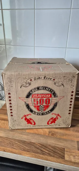 Casco Bell Custom 500 Metalflake Naranja