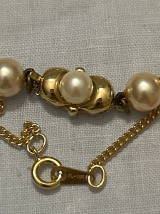 Collar Perlas Manacor Oro Beige