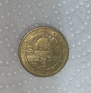 Moneda 50 céntimos Euro 2002