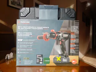 Taladro Percutor Parkside 20V Brushless