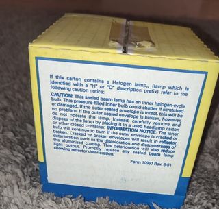 Bombilla GE 4515 6V 30W Sellada Nueva