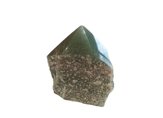 Punta Cuarzo Verde Semipulida