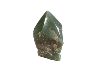 Punta Cuarzo Verde Semipulida
