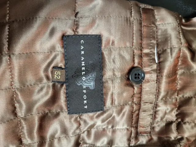 Chaqueta de Piel Caramelo Sport Marrón chocolate