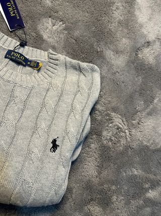 Jersey Polo Ralph Lauren Gris Talla M