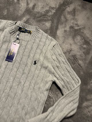 Jersey Polo Ralph Lauren Gris Talla M