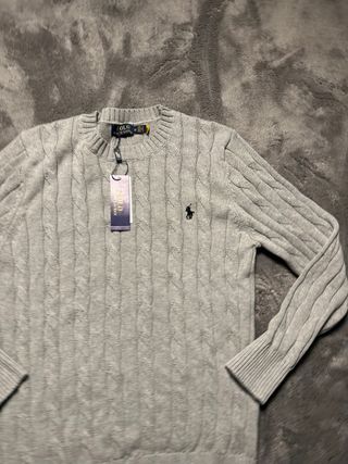 Jersey Polo Ralph Lauren Gris Talla M
