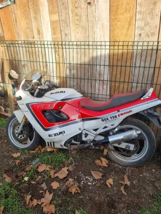 Suzuki Roja y Blanca Deportiva