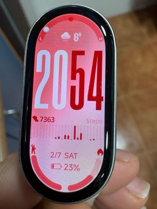 Pulsera Xiaomi Mi Band 10 rosa con cargador