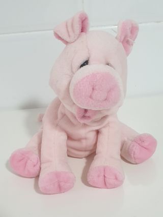 Cerdito de peluche rosa