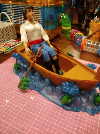 Set Muñecas Ariel y Príncipe