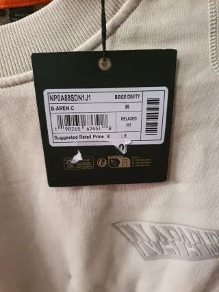 Felpa Napapijri B-AREN C Beige