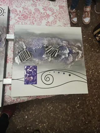 Cuadro decorativo 4 piezas