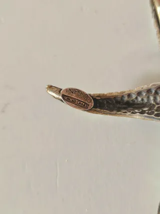 Colgante plata forma estrella marina