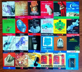 SE VENDEN LIBROS BIBLIOTECA SOL. ENVÍO